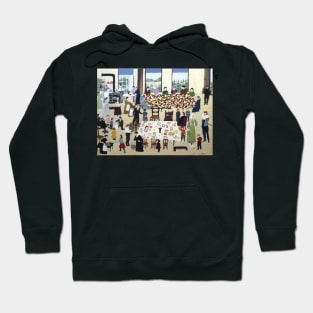 grandma moses - The Quilting Bee Hoodie